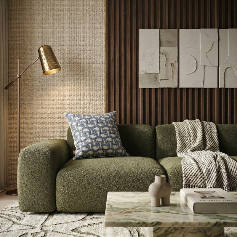 Poduszka Aigner Next Cosmic Blue 45x45 żakardowa | JMB Design