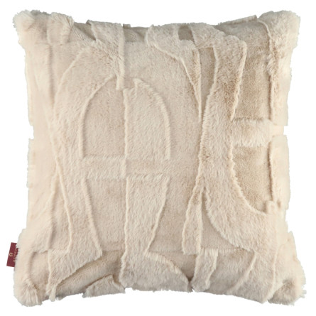 Poduszka Aigner Serenity Trench Beige 50x50 futro | JMB Design