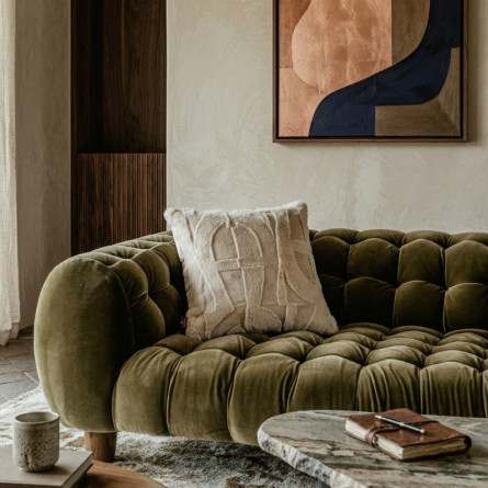 Poduszka Aigner Serenity Trench Beige 50x50 futro | JMB Design