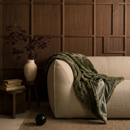 Pled Aigner Serenity Khaki 130x170 futerkowy | JMB Design