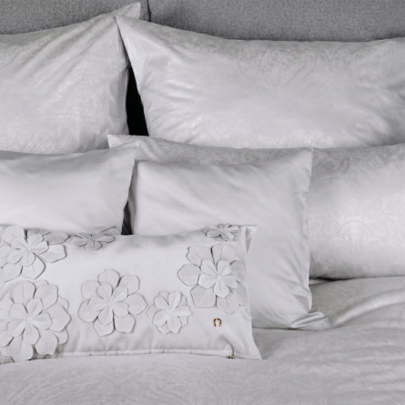 Pościel Aigner Chateau Grey – luksusowa pościel srebrna | JMB Design