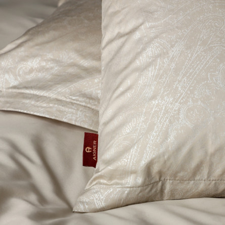 Pościel Aigner Chateau Linen – luksusowa pościel beżowa | JMB Design