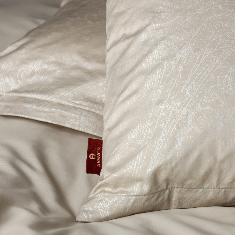 Pościel Aigner Chateau Linen – luksusowa pościel beżowa | JMB Design