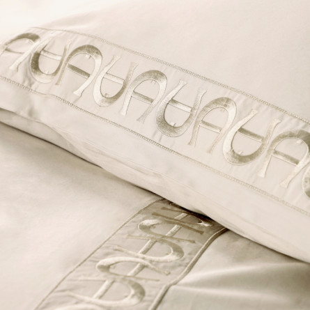 Pościel Aigner Palace Linen – luksusowa beżowa pościel | JMB Design