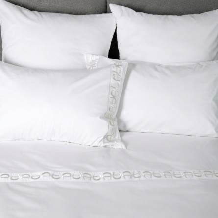 Pościel Aigner Palace White – luksusowa biała pościel | JMB Design