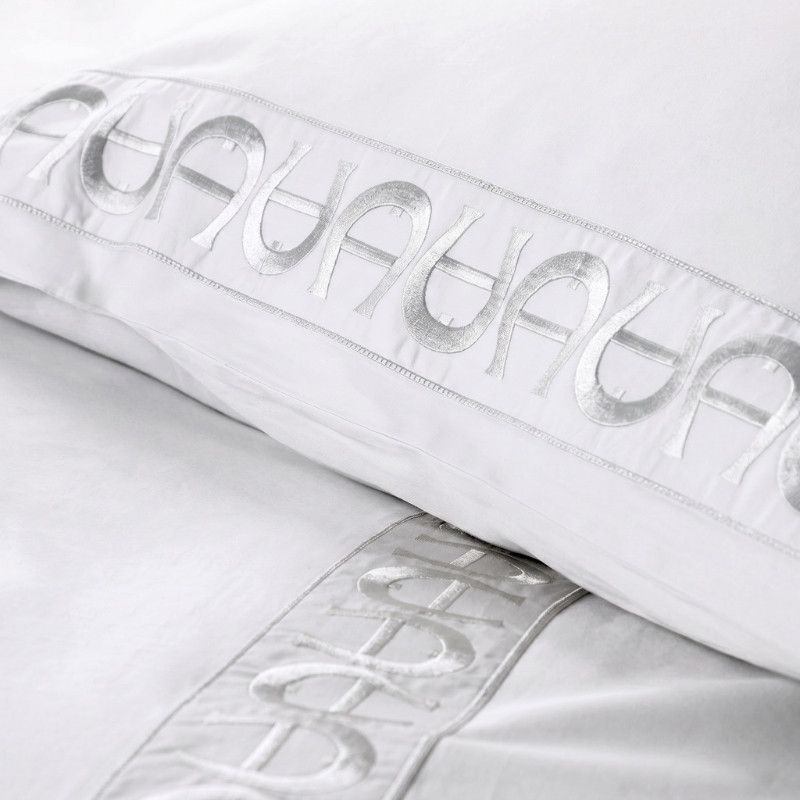Pościel Aigner Palace White – luksusowa biała pościel | JMB Design