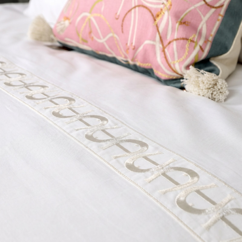 Pościel Aigner Palace White – luksusowa biała pościel | JMB Design