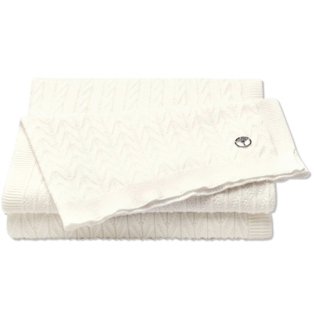 Pled JOOP! Weavelle White 130x170 luksusowy biały pled | JMB Design