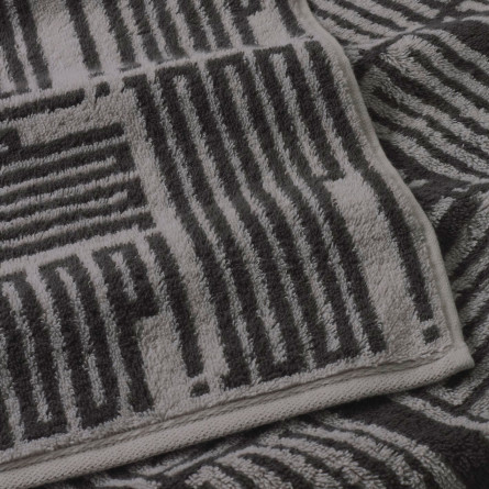Ręcznik JOOP! Bars Allover Grey – bawełna premium