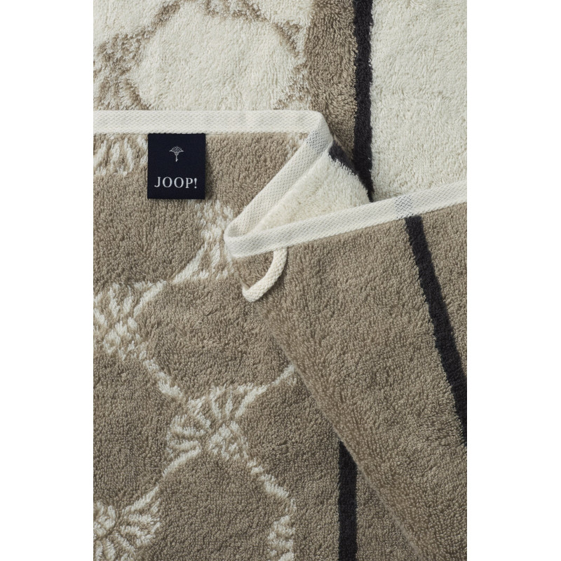 Ręcznik JOOP! Sauna Stripes Cream – bawełniany ręcznik | JMB Design