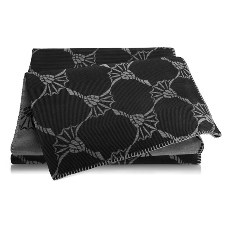 Pled JOOP! Cornflower Allover Black - idealny balans | JMB Design Pled JOOP! Cornflower Allover Black - idealny balans | JMB Design