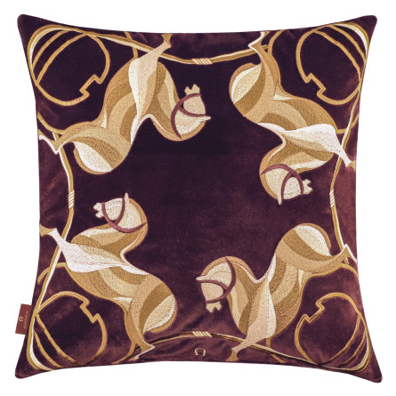 Poduszka Aigner Equitania Bordeaux - bogactwo borda | JMB Design