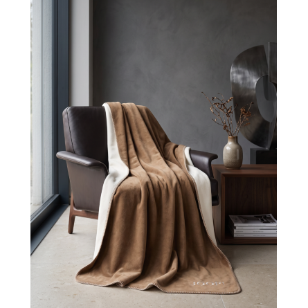 Pled JOOP! Uni-Doubleface Macchiato - Cashew  - klasyka | JMB Design