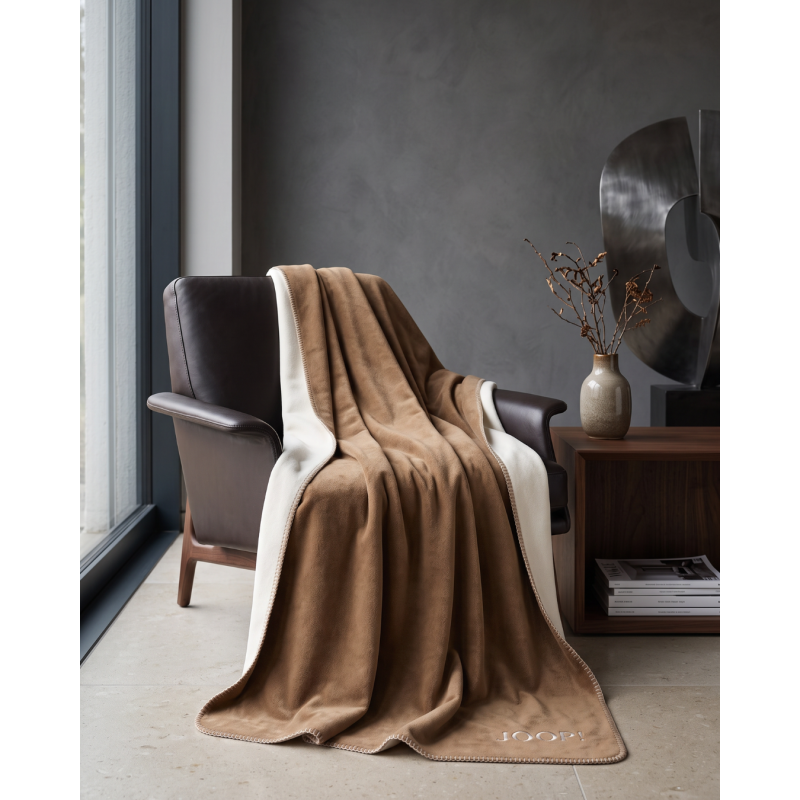 Pled JOOP! Uni-Doubleface Macchiato - Cashew  - klasyka | JMB Design