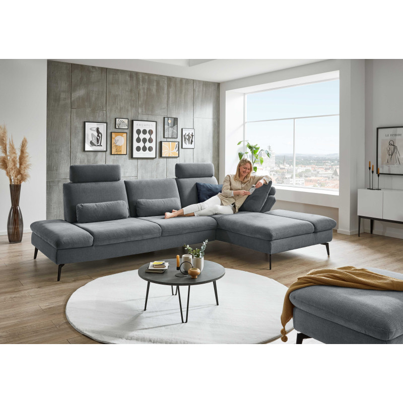 Amber - modułowy narożnik z funkcją leżanki i szezlongiem | JMB Design