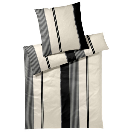 Pościel JOOP! Herringbone Stripes Black - ponadczasowa | JMB Design