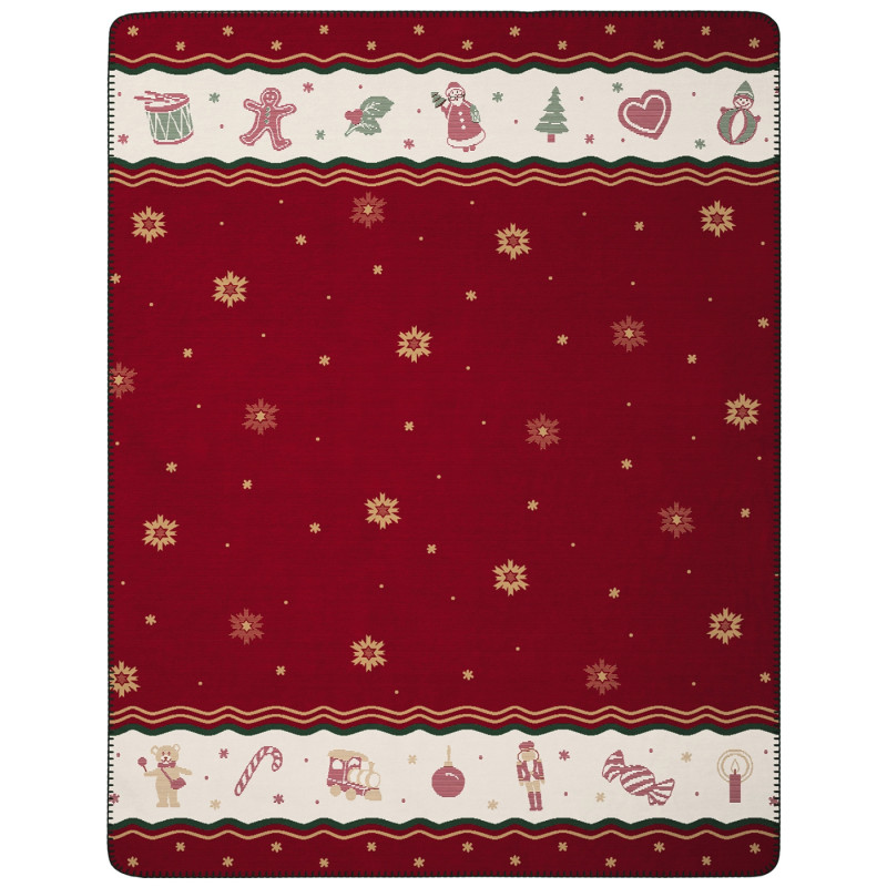 Pled świąteczny Toy's Delight Ruby 150x200 cm | JMB Design
