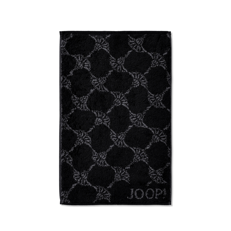 Ręcznik frotte czarny JOOP! Classic Cornflower 1611