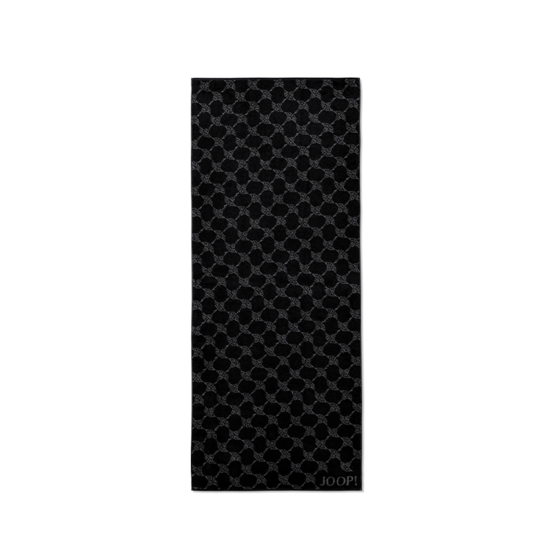 Ręcznik frotte czarny JOOP! Classic Cornflower 1611