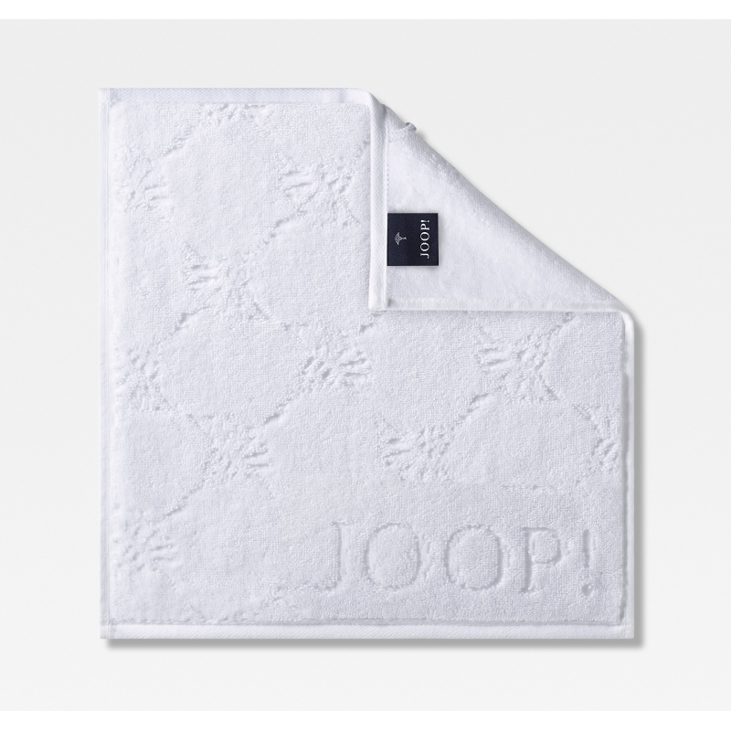Ręcznik frotte biały JOOP! Uni-Cornflower 1670/600