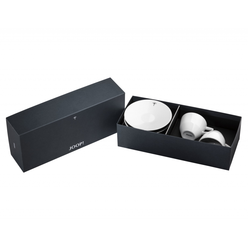 JOOP! Filiżanka do espresso ze spodkiem Single Cornflower SET 2szt.