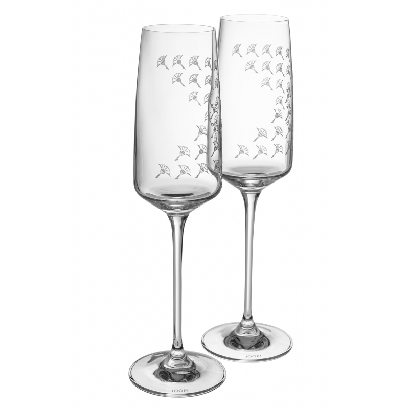 JOOP! Kieliszek do szampana Faded Cornflower SET 2szt.