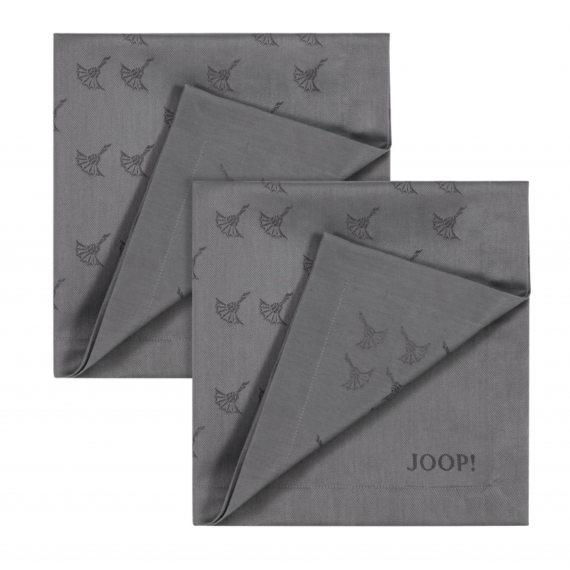 JOOP! Serwetka Faded Cornflower platin 50x50 SET 2szt.