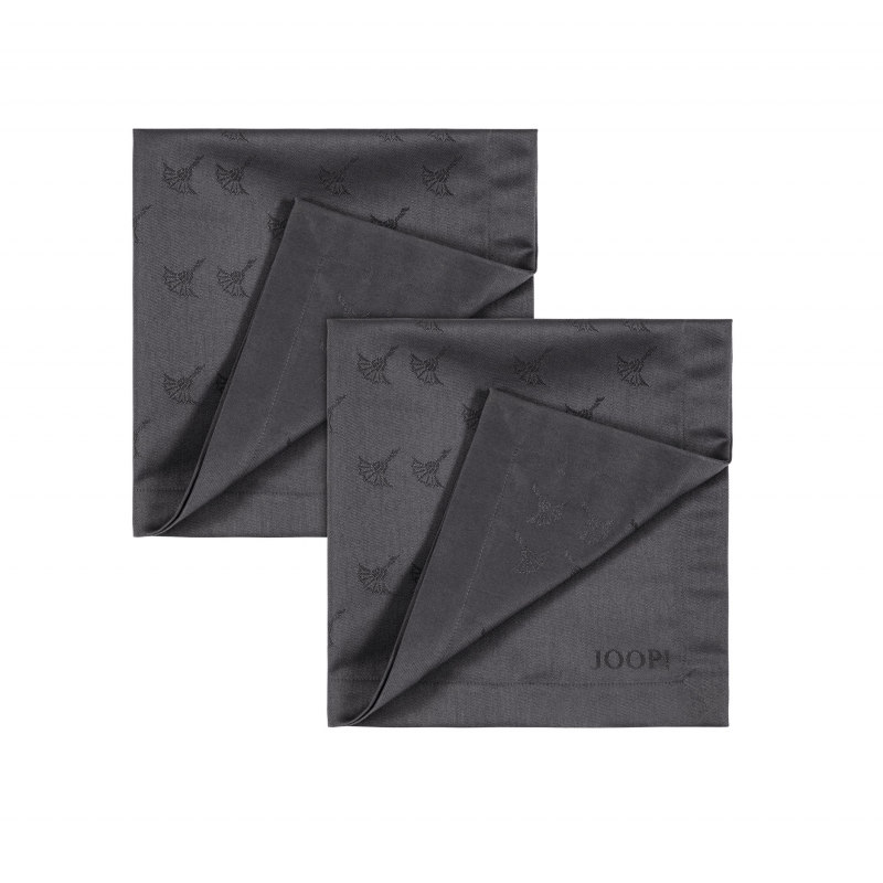 JOOP! Serwetka Faded Cornflower graphit 50x50 SET 2szt.
