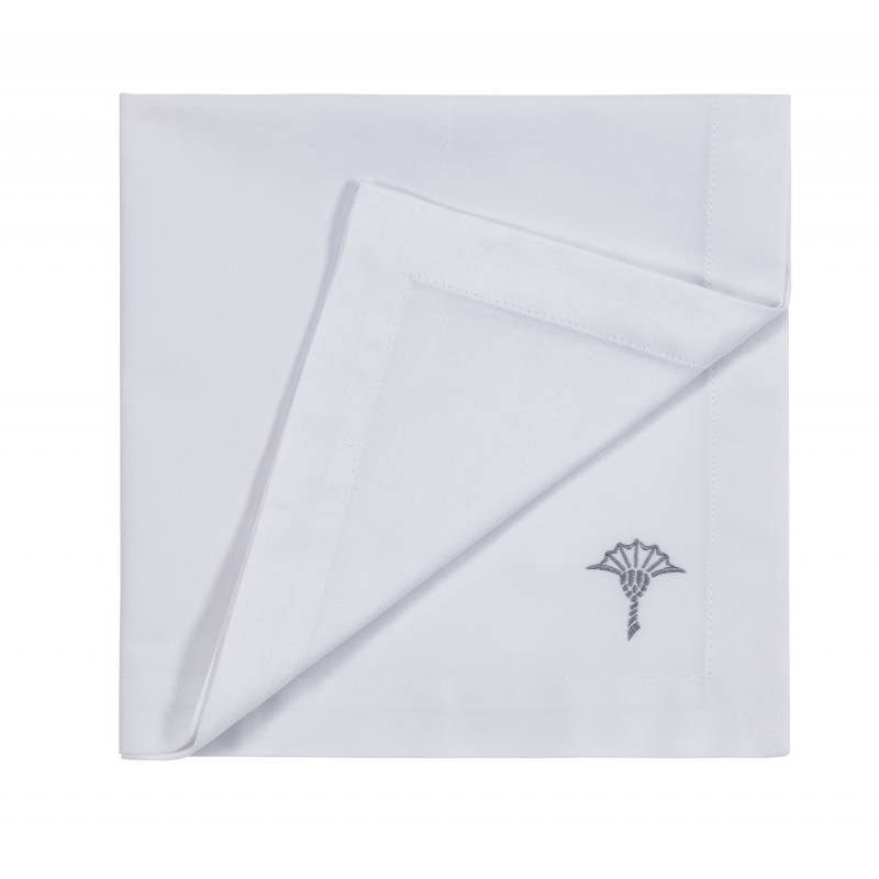 JOOP! Serwetka Stitch srebrna 50x50 SET 2szt.