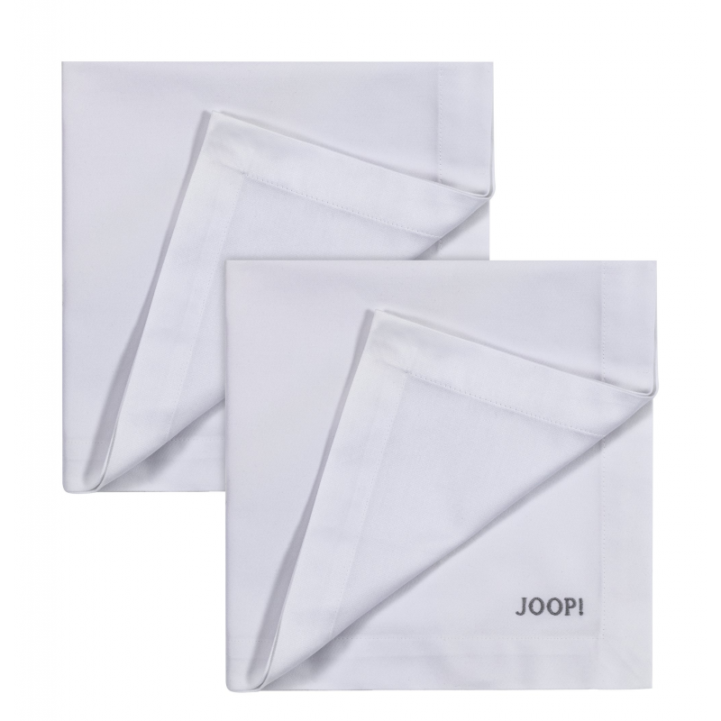 JOOP! Serwetka Stitch srebrna 50x50 SET 2szt.