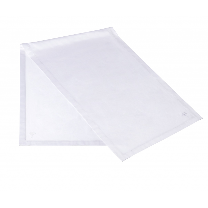 JOOP! Bieżnik Stitch Cornflower biały 50x160 JOOP! Bieżnik Stitch Cornflower biały 50x160
