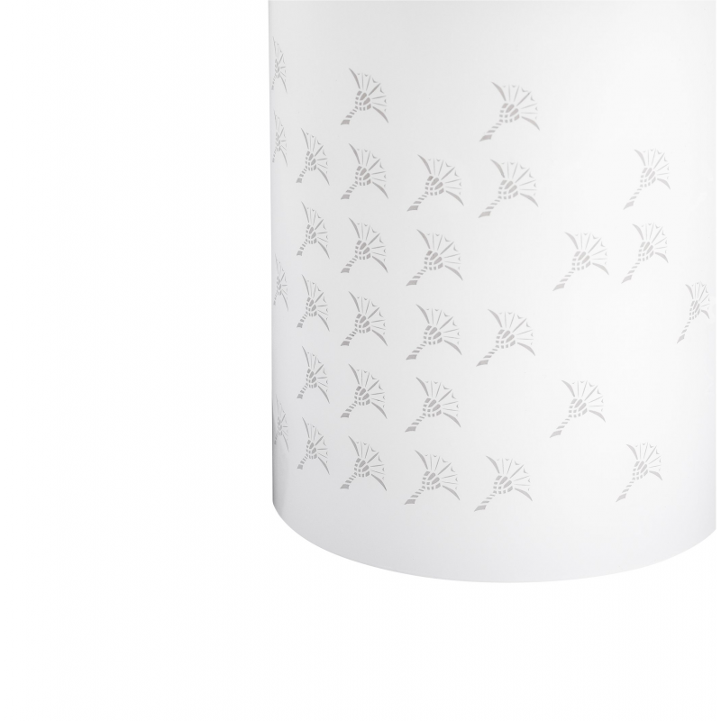 JOOP! Świeca Faded Cornflower biała 8x10cm SET 2szt.