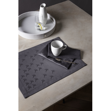 JOOP! Serwetka Faded Cornflower graphit 50x50 SET 2szt.