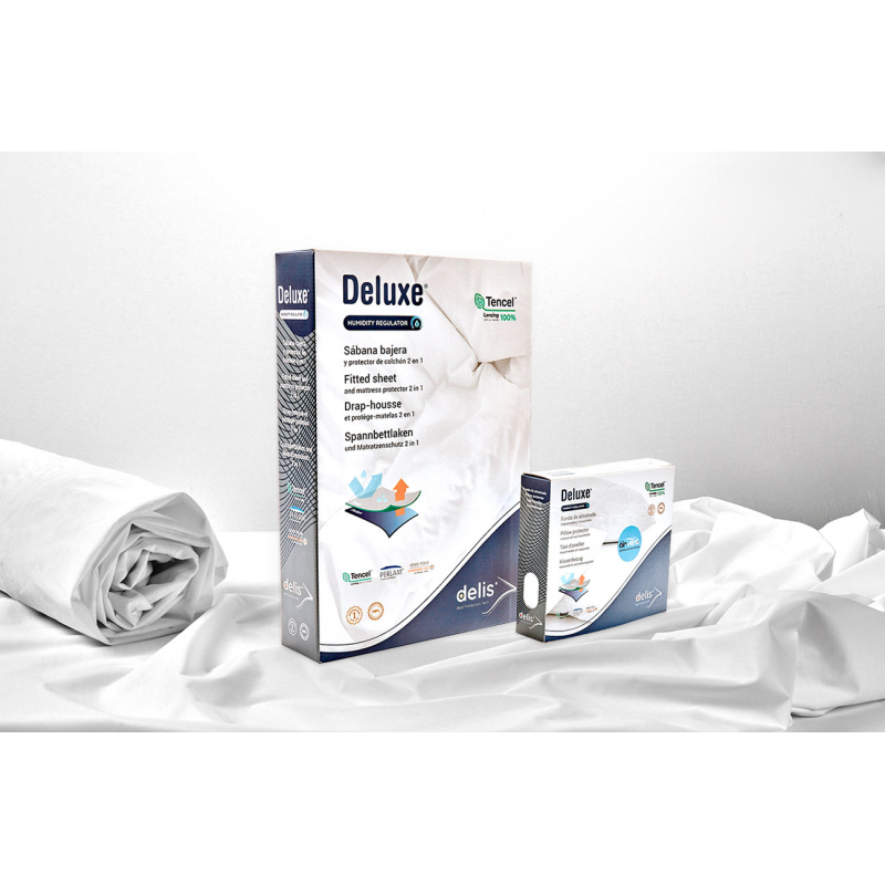 Prześcieradło Deluxe szare 90x200 cm - Delis - Tekstylia do Sypialni - Sklep JMB DESIGN