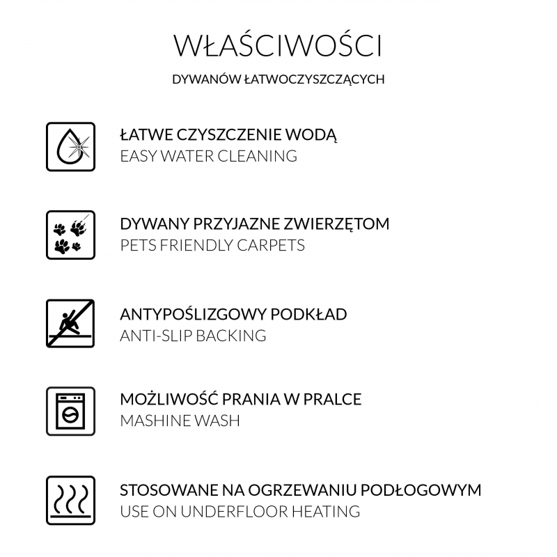 Dywan Łatwoczyszczący Lyon Taupe