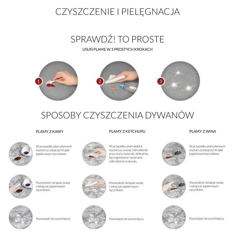 Dywan Łatwoczyszczący Lyon Taupe