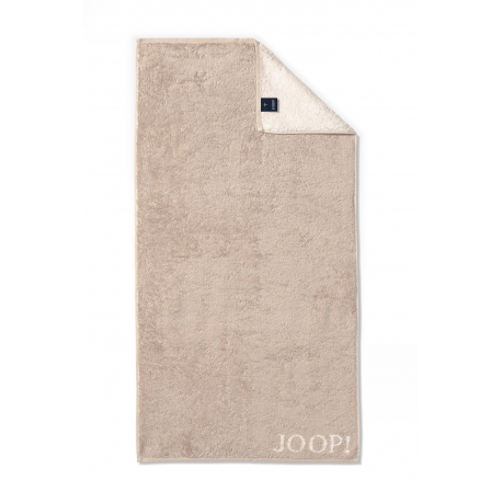 Ręcznik frotte beżowy JOOP! Sand Classic Doubleface 1600