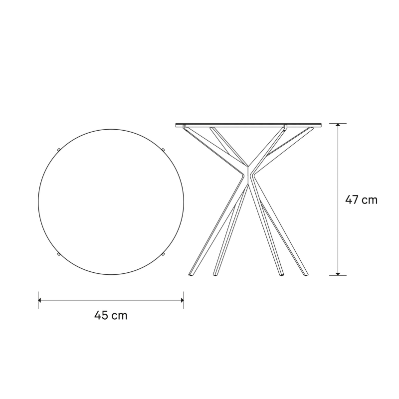 Stolik JOOP! Characters Curves 85002000