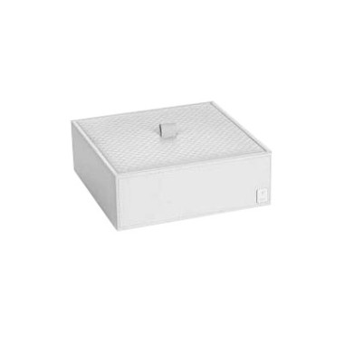 Pudełko z przykrywką małe poziome białe JOOP! Bathline | JMB Design