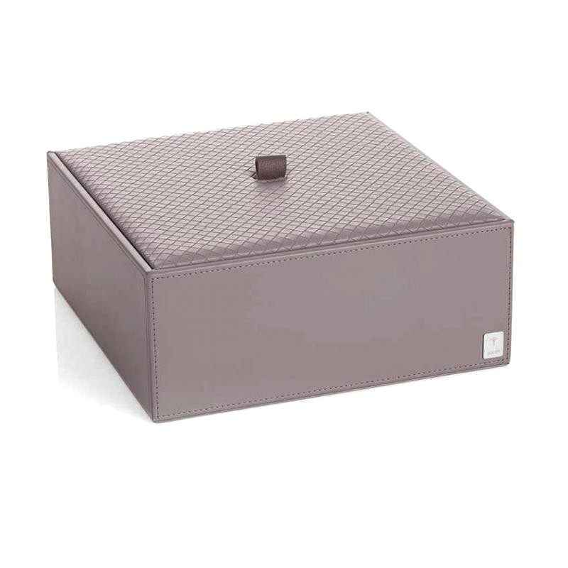Pudełko z przykrywką duże szare - JOOP! - Dekoracje łazienkowe - Sklep JMB DESIGN