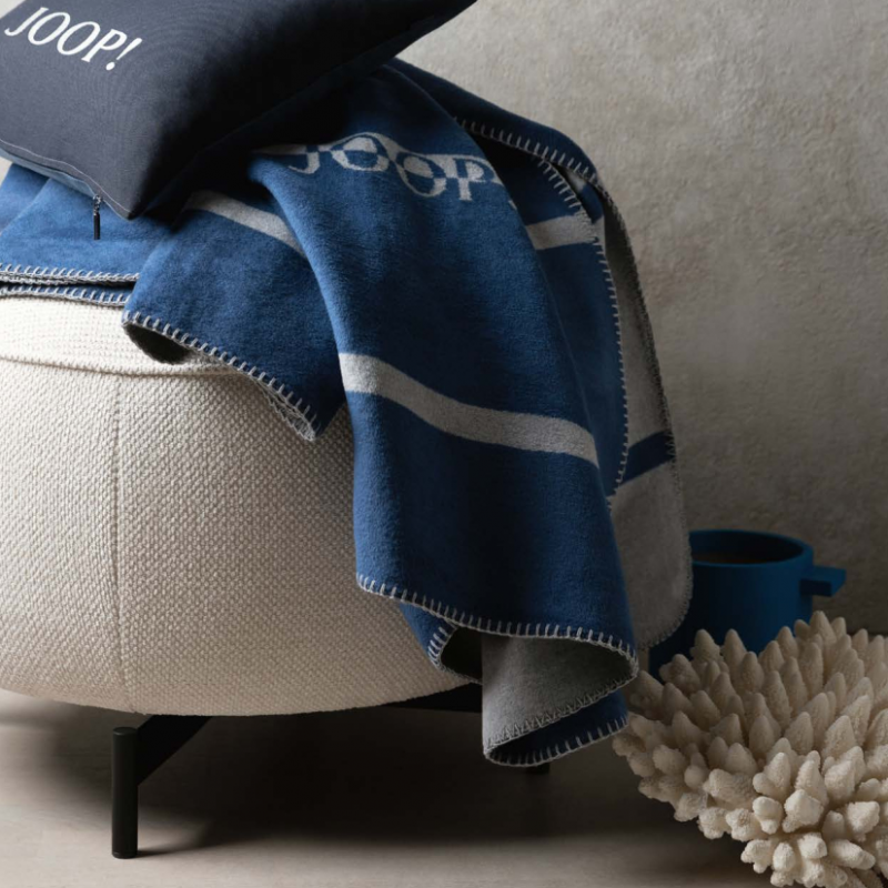 Pled JOOP! Logo Stripes Navy 781673