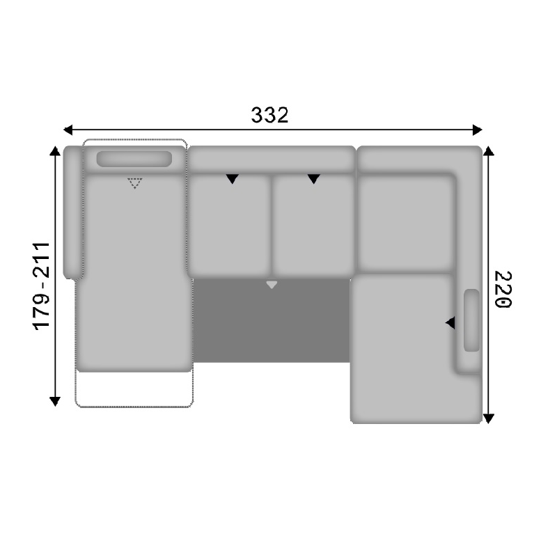Narożnik Polipol Chill - relaks i nowoczesny design | JMB Design