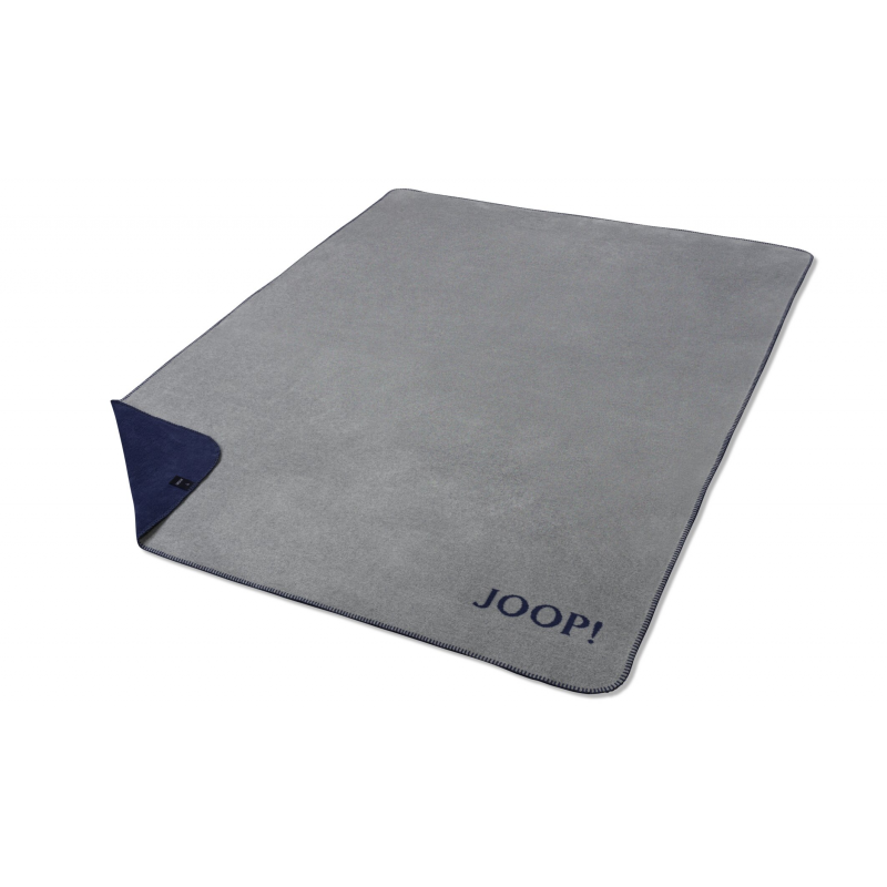 Pled JOOP! Uni-Doubleface szaro-granatowy 781888