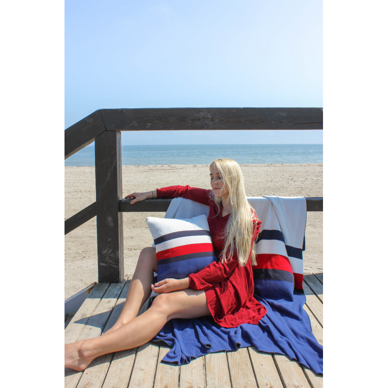 Pled dzianinowy Tommy Hilfiger Essential TW06601 Pled dzianinowy Tommy Hilfiger Essential TW06601