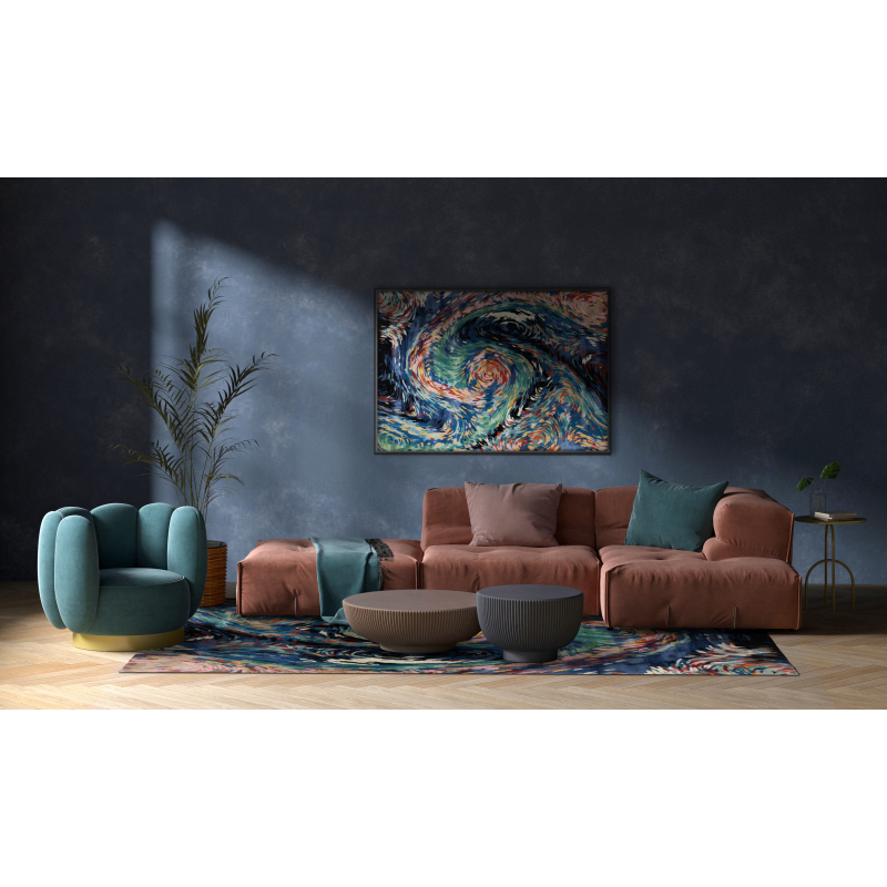 Dywan Handmade Flores Blue