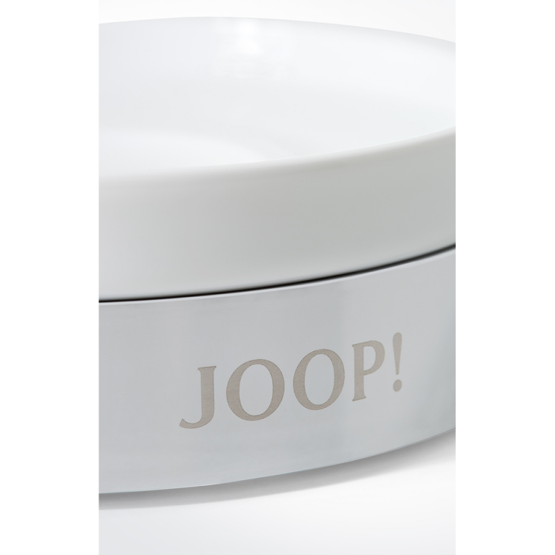 Mydelniczka biała JOOP! Chromeline - elegancja łazienki | JMB Design Mydelniczka biała JOOP! Chromeline - elegancja łazienki | JMB Design