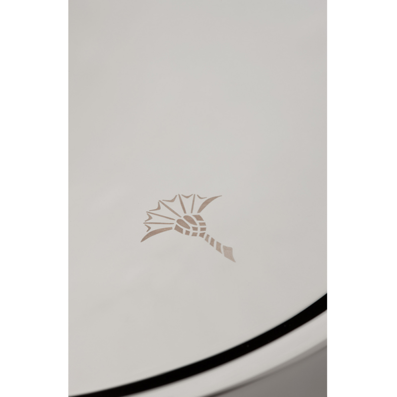 Kosz na odpady biały JOOP! Chromeline 010090010