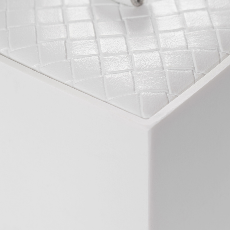 Pudełko z przykrywką małe białe JOOP! Bathline pionowe | JMB Design