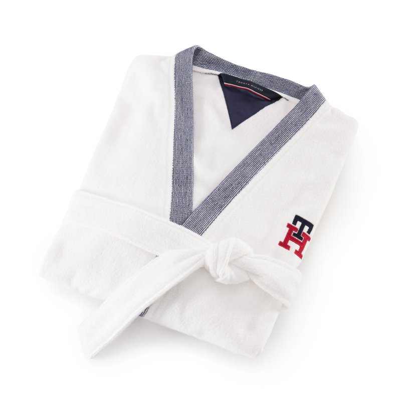 Szlafrok Tommy Hilfiger Spirit White
