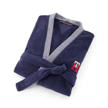 Szlafrok Tommy Hilfiger Spirit Navy